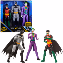 DC Comics , Batman and Robin vs. The Joker, 12-inch Action Figures, Kids Toys for Boys and Girls Ages 3 and Up, 3 yr(s), Mult ...