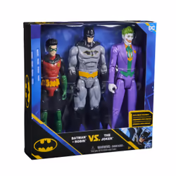 DC Comics , Batman and Robin vs. The Joker, 12-inch Action Figures, Kids Toys for Boys and Girls Ages 3 and Up - Additional view 8
