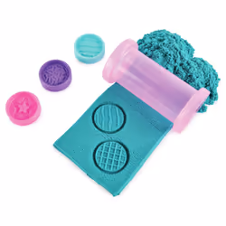 Kinetic Sand Shimmer, Unicorn Bake Shoppe Playset, 16oz (Shimmer Teal and Pink Neon), 8 Unicorn Tools, Sensory Toys for Kids Ages 3 and up - Additional view 5