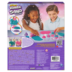 Kinetic Sand Shimmer, Unicorn Bake Shoppe Playset, 16oz (Shimmer Teal and Pink Neon), 8 Unicorn Tools, Sensory Toys for Kids Ages 3 and up - Additional view 8