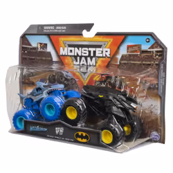 Monster Jam , Official Batman Vs. Megalodon Die-Cast Monster Trucks, 1:64 Scale, Kids Toys for Boys Ages 3 and up - Additional view 5