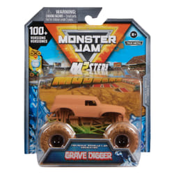 Monster Jam , Mystery Mudders, Official Die-Cast Monster Truck, Wash to Reveal, 1:64 Scale (Styles Will Vary)