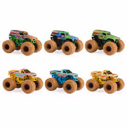 Monster Jam , Mystery Mudders, Official Die-Cast Monster Truck, Wash to Reveal, 1:64 Scale (Styles Will Vary)