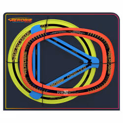 Aerobie 3-Piece Flying Ring Combo Pack with Pro Ring, Orbiter Boomerang, and Pro Blade, Frisbee, 5 yr(s)