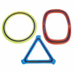 Aerobie 3-Piece Flying Ring Combo Pack with Pro Ring, Orbiter Boomerang, and Pro Blade