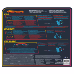 Aerobie 3-Piece Flying Ring Combo Pack with Pro Ring, Orbiter Boomerang, and Pro Blade