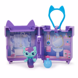 Gabby's Dollhouse Clip-On Playset with MerCat Toy Figure and Dollhouse Accessories, Kids Toys for Ages 3 and Up, Animal, 3 yr ...