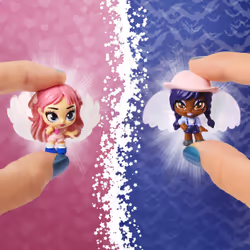 Hatchimals Mini Pixies 2-Pack, 1.5-inch Collectible Dolls with Mix and Match Wings (Styles May Vary)