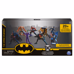DC Comics Batman 2-inch Scale 8-Pack of Collectible Mini Action Figures (Amazon Exclusive)