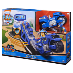 Paw Patrol, Moto Pups Moto HQ Playset Toy with Sounds and Exclusive Chase Figure and Motorcycle Vehicle - Additional view 6