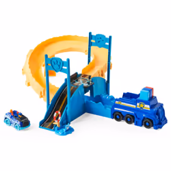 PAW Patrol , True Metal Chase Rescue Track Set with Exclusive Chase Die-Cast Vehicle, 1:55 Scale, Vehicle & track set, 3 yr(s ...