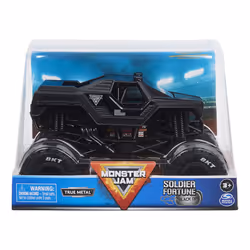 Monster Jam Official Soldier Fortune Truck Retro Soldier Fortune Blac