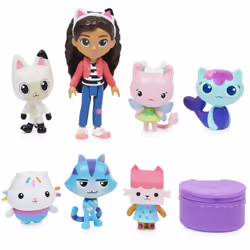 Gabby's Dollhouse Deluxe Figure Gift Set with 7 Toy Figures and Surprise Accessory, Kids Toys for Ages 3 and up - Additional view 4