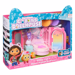 Gabby's Dollhouse Primp and Pamper Bathroom with MerCat Figure, 3 Accessories, 3 Furniture and 2 Deliveries, Kids Toys for Ages 3 and up - Additional view 4