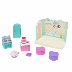 Gabby's Dollhouse Primp and Pamper Bathroom with MerCat Figure, 3 Accessories, 3 Furniture and 2 Deliveries, Kids Toys for Ages 3 and up - Additional view 7