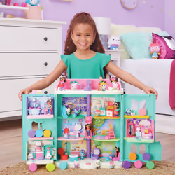 Gabby's Dollhouse Primp and Pamper Bathroom with MerCat Figure, 3 Accessories, 3 Furniture and 2 Deliveries, Kids Toys for Ages 3 and up - Additional view 8