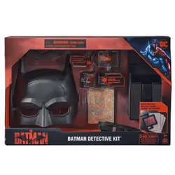 DC Comics Batman Detective Kit with Mask and Belt, Interactive Role-Play Toy and Accessories, The Batman Movie Collectible