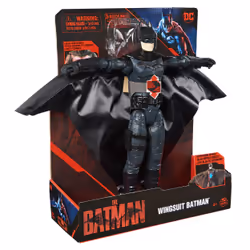 DC Comics , Batman 12-inch Wingsuit Action Figure with Lights and Sounds, Expanding Wings, The Batman Movie Collectible Kids Toys for Boys and Girls Ages 3 and up - Additional view 7