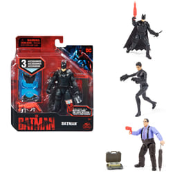 DC Comics Batman 4-inch Selina Kyle Action Figure with 3 Accessories and Mystery Card, The Batman Movie Collectible Kids Toys