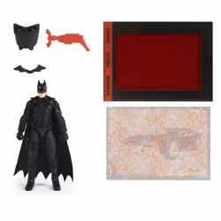 DC Comics Batman 4-inch Selina Kyle Action Figure with 3 Accessories and Mystery Card, The Batman Movie Collectible Kids Toys