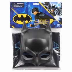 DC Comics Batman Bat-Tech Classic Mask and Cape Set for Role-Play Dress-Up, for Kids Aged 3 and up, Batman, 4 yr(s)