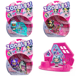 Zoobles Z-Girlz Uni-QT Transforming Collectible Figure and Happitat Accessory