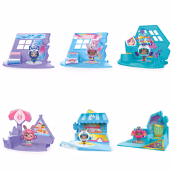 Zoobles Z-Girlz Uni-QT Transforming Collectible Figure and Happitat Accessory