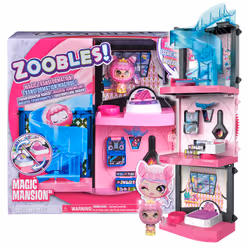 Zoobles , Magic Mansion Transforming Playset with Exclusive Z-Girl Collectible Figure, Kids Toys for Girls Ages 5 and up, Act ...