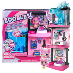 Zoobles , Magic Mansion Transforming Playset with Exclusive Z-Girl Collectible Figure, Kids Toys for Girls Ages 5 and up
