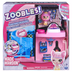 Zoobles , Magic Mansion Transforming Playset with Exclusive Z-Girl Collectible Figure, Kids Toys for Girls Ages 5 and up