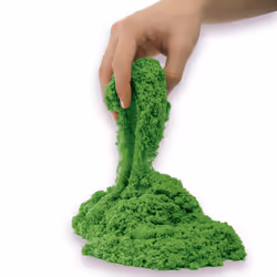 Kinetic Sand , The Original Moldable Sensory Play Sand Toys For Kids, Green, 2 lb. Resealable Bag, Ages 3+ - Additional view 3