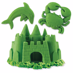 Kinetic Sand , The Original Moldable Sensory Play Sand Toys For Kids, Green, 2 lb. Resealable Bag, Ages 3+ - Additional view 5