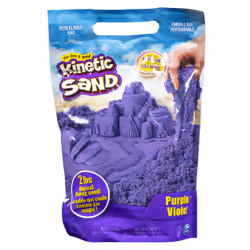 Kinetic Sand , The Original Moldable Sensory Play Sand Toys For Kids, Purple, 2 lb. Resealable Bag, Ages 3+, Children's kinet ...