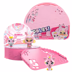 Zoobles Dance Studio Multipack Playset and Storage Case with 3 Exclusive Transforming Collectible Figures, 5 yr(s)