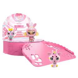 Zoobles Dance Studio Multipack Playset and Storage Case with 3 Exclusive Transforming Collectible Figures