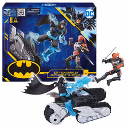 DC Comics Batman Bat-Tech Crawler with 4-inch Exclusive Deathstroke and Batman Action Figures, 4 yr(s), Batman