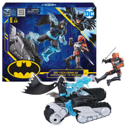 DC Comics Batman Bat-Tech Crawler with 4-inch Exclusive Deathstroke and Batman Action Figures