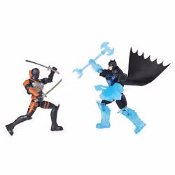 DC Comics Batman Bat-Tech Crawler with 4-inch Exclusive Deathstroke and Batman Action Figures