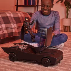 DC Comics Batman Batmobile with 12-Inch Batman Figure, The Batman Movie Collectible