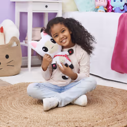 Gabby's Dollhouse , 13-inch Talking Pandy Paws Plush Toy with Lights, Music and 10 Sounds and Phrases