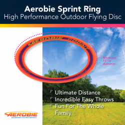 Aerobie Sprint Ring Outdoor Flying Disc