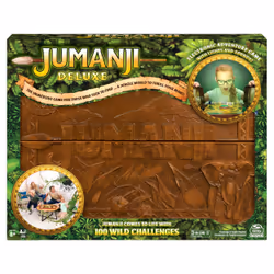 Games Jumanji Deluxe Game, Immersive Electronic Version of The Classic Adventure Movie Board Game, With Lights and Sounds, Family Game Night Game for Kids & Adults Ages 8 and up