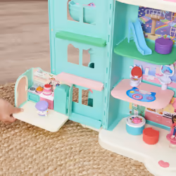 Gabby's Dollhouse Bakey with Cakey Kitchen with Figure and 3 Accessories, 3 Furniture and 2 Deliveries, Kids Toys for Ages 3 and up