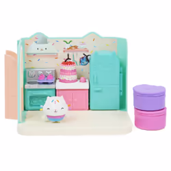 Gabby's Dollhouse Bakey with Cakey Kitchen with Figure and 3 Accessories, 3 Furniture and 2 Deliveries, Kids Toys for Ages 3 and up