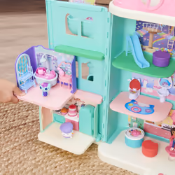 Gabby's Dollhouse Primp and Pamper Bathroom with MerCat Figure, 3 Accessories, 3 Furniture and 2 Deliveries, Kids Toys for Ages 3 and up