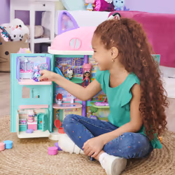 Gabby's Dollhouse Primp and Pamper Bathroom with MerCat Figure, 3 Accessories, 3 Furniture and 2 Deliveries, Kids Toys for Ages 3 and up - Additional view 8