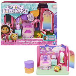 Gabby's Dollhouse Sweet Dreams Bedroom with Pillow Cat Figure and 3 Accessories, 3 Furniture and 2 Deliveries, Kids Toys for Ages 3 and up