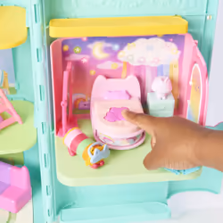 Gabby's Dollhouse Sweet Dreams Bedroom with Pillow Cat Figure and 3 Accessories, 3 Furniture and 2 Deliveries, Kids Toys for Ages 3 and up