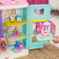 Gabby's Dollhouse Sweet Dreams Bedroom with Pillow Cat Figure and 3 Accessories, 3 Furniture and 2 Deliveries, Kids Toys for Ages 3 and up - Additional view 4