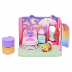 Gabby's Dollhouse Sweet Dreams Bedroom with Pillow Cat Figure and 3 Accessories, 3 Furniture and 2 Deliveries, Kids Toys for Ages 3 and up - Additional view 5